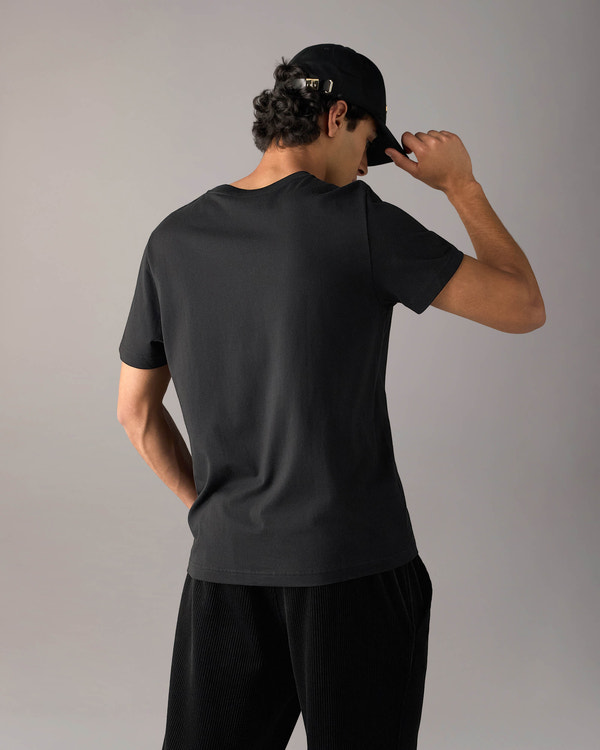 Moose Knuckles - M36MT722G - Gold Series Icebreak Logo T-Shirt - MENS -  - Back