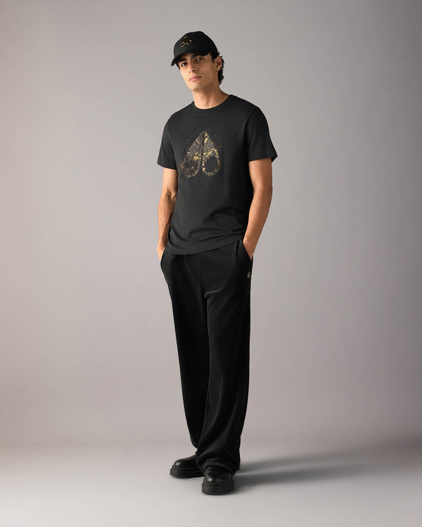 Moose Knuckles - M36MT722G - Gold Series Icebreak Logo T-Shirt - MENS -  - Front