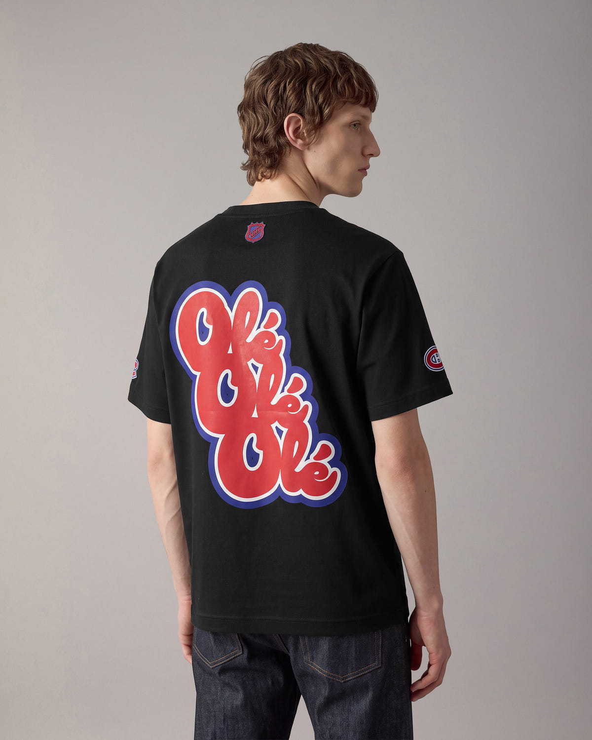 Moose Knuckles - M36MT745NC - NHL x Moose Knuckles Canadiens Olé Graphic T-Shirt - MENS -  - Back
