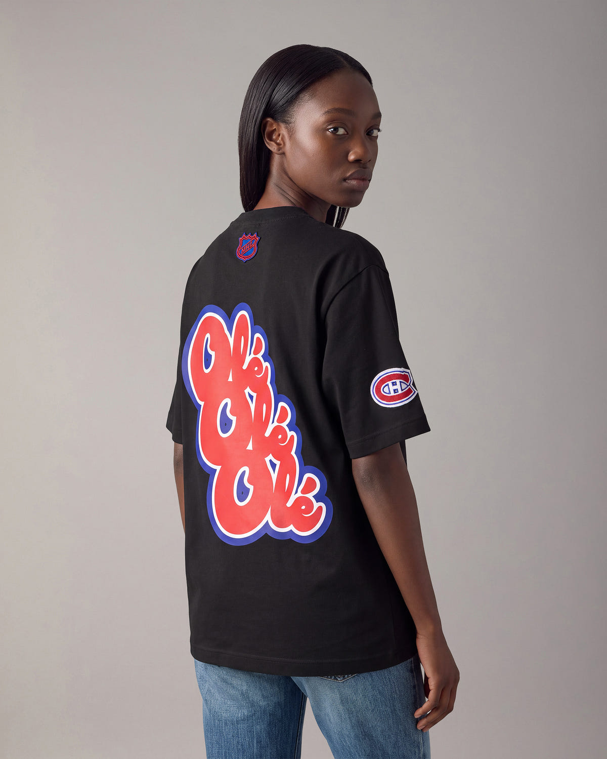 Moose Knuckles - M36MT745NC - NHL x Moose Knuckles Canadiens Olé Graphic T-Shirt - MENS -  - Detail2