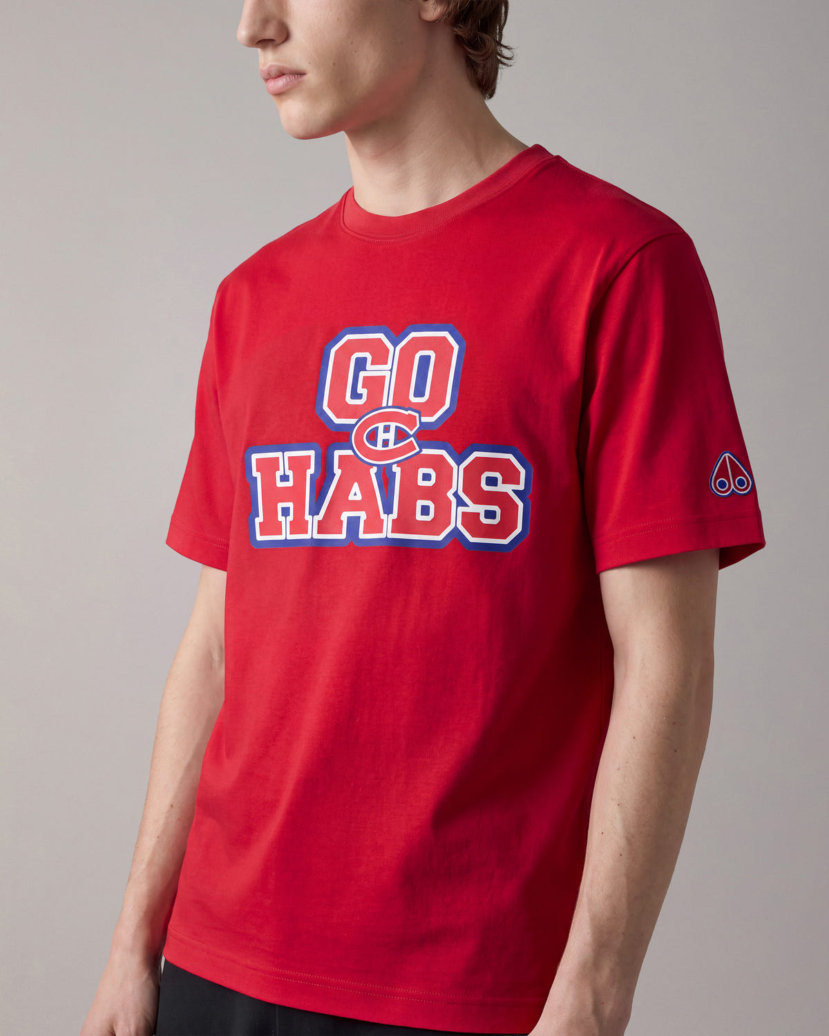 Moose Knuckles - M36MT748NC - NHL x Moose Knuckles Canadiens Go Habs Graphic T-Shirt - MENS -  - Detail3