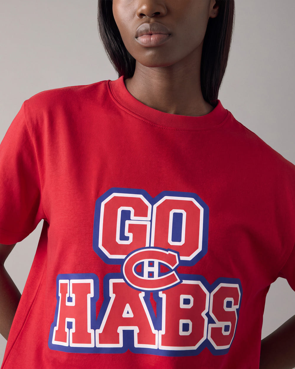 Moose Knuckles - M36MT748NC - NHL x Moose Knuckles Canadiens Go Habs Graphic T-Shirt - MENS -  - Detail4