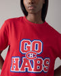 Moose Knuckles - M36MT748NC - NHL x Moose Knuckles Canadiens Go Habs Graphic T-Shirt - MENS -  - Detail4
