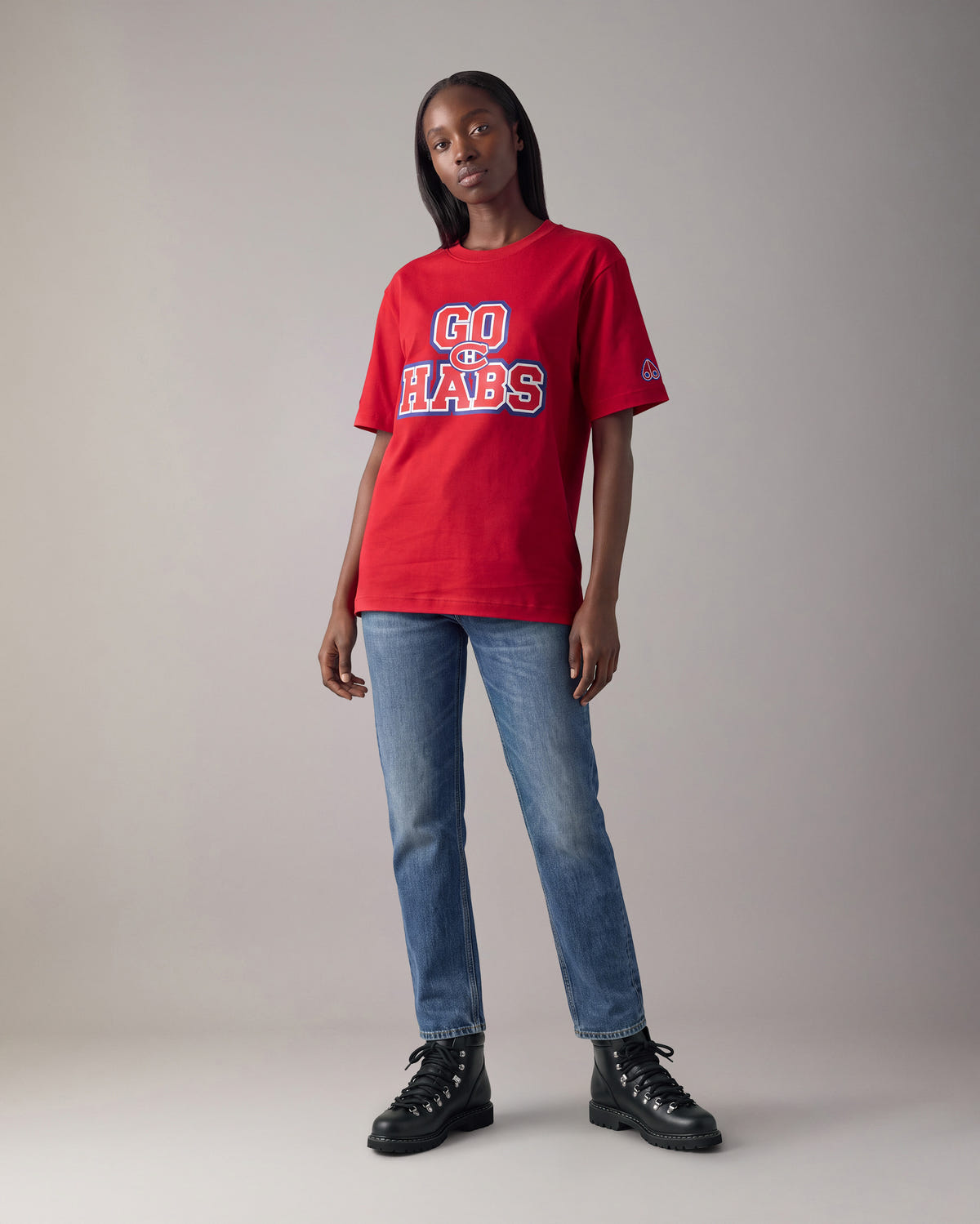 Moose Knuckles - M36MT748NC - NHL x Moose Knuckles Canadiens Go Habs Graphic T-Shirt - MENS -  - Detail5