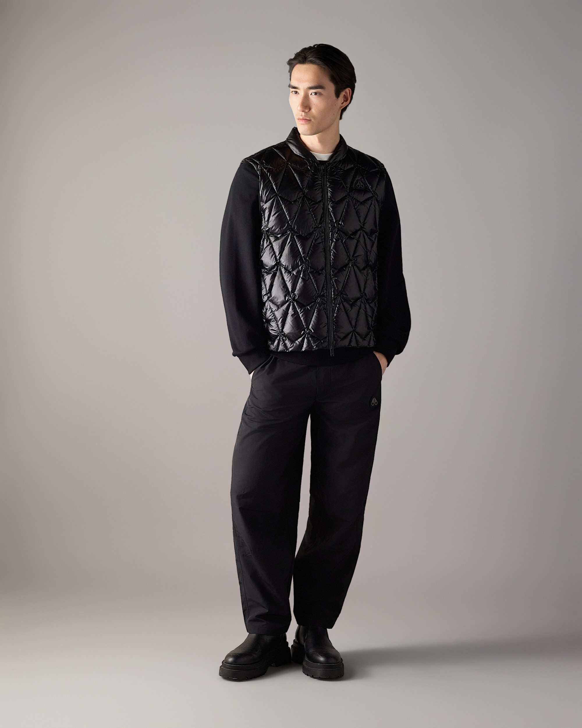 Moose Knuckles - M36MV453 - Iceberg Quilt Down Vest - MENS -  - Front