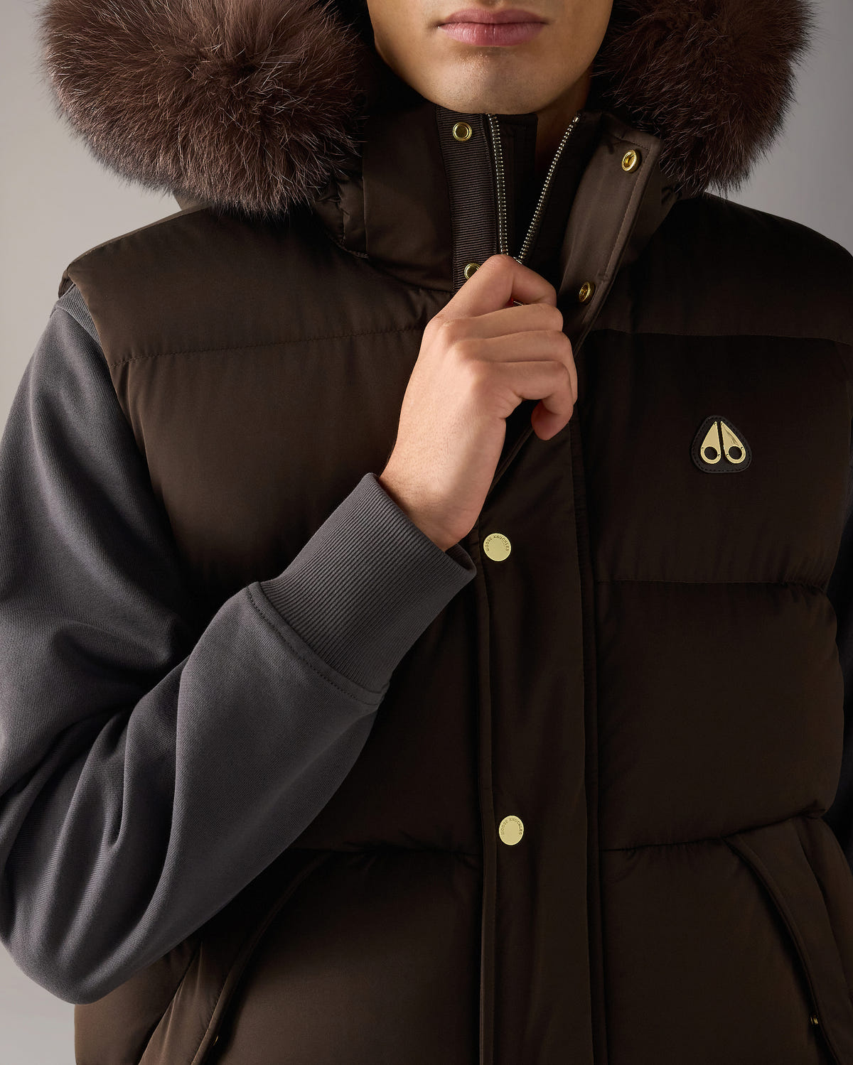 Moose Knuckles - M36MV471GF - Gold Series Northbound Fox Fur & Down Vest - MENS -  - Detail1