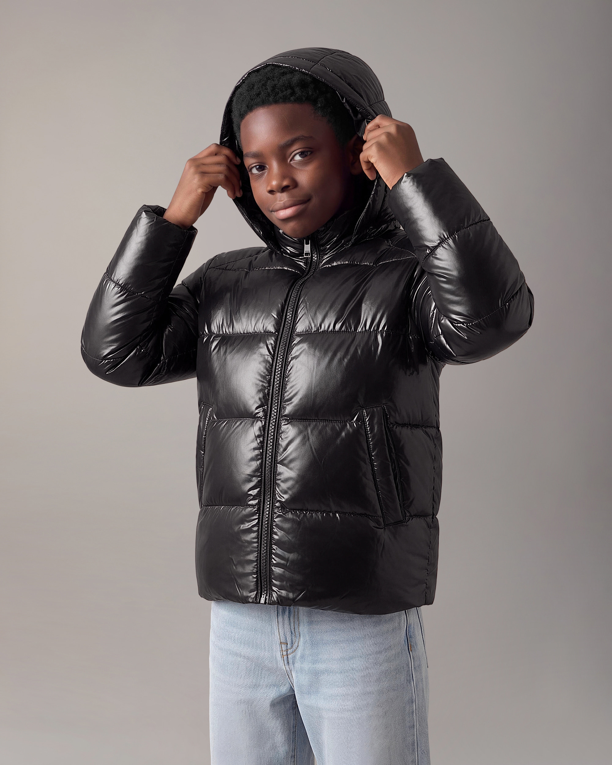 Moose Knuckles - M36UJ175 - Kings Reversible Down Puffer - KIDS -  - Back