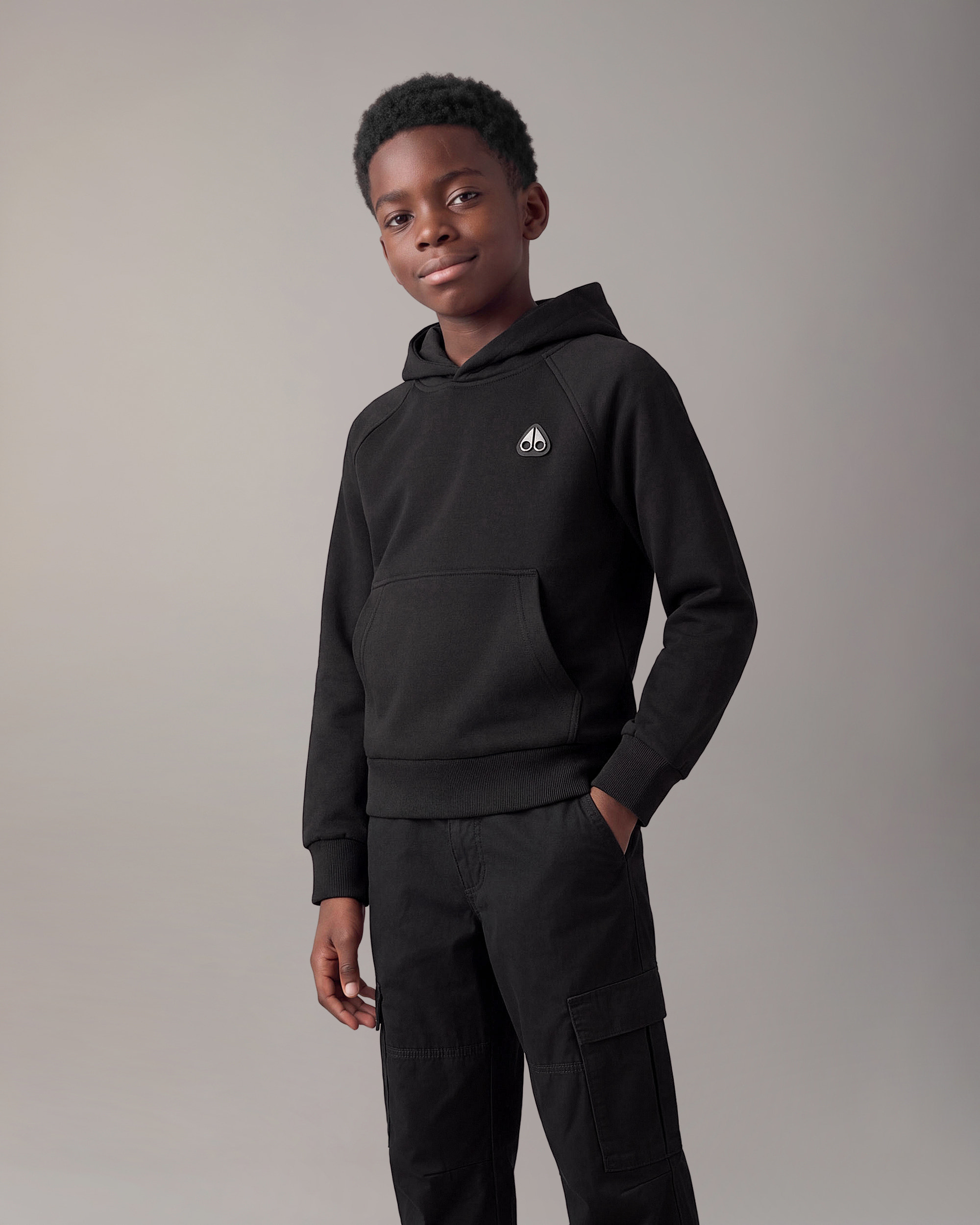 Moose Knuckles - M36US648 - Kids Yul Hoodie - KIDS -  - Front Category