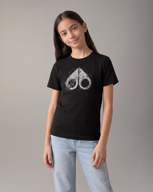 Moose Knuckles - M36UT720 - Kids Icebreak Logo T-Shirt - KIDS -  - Detail1