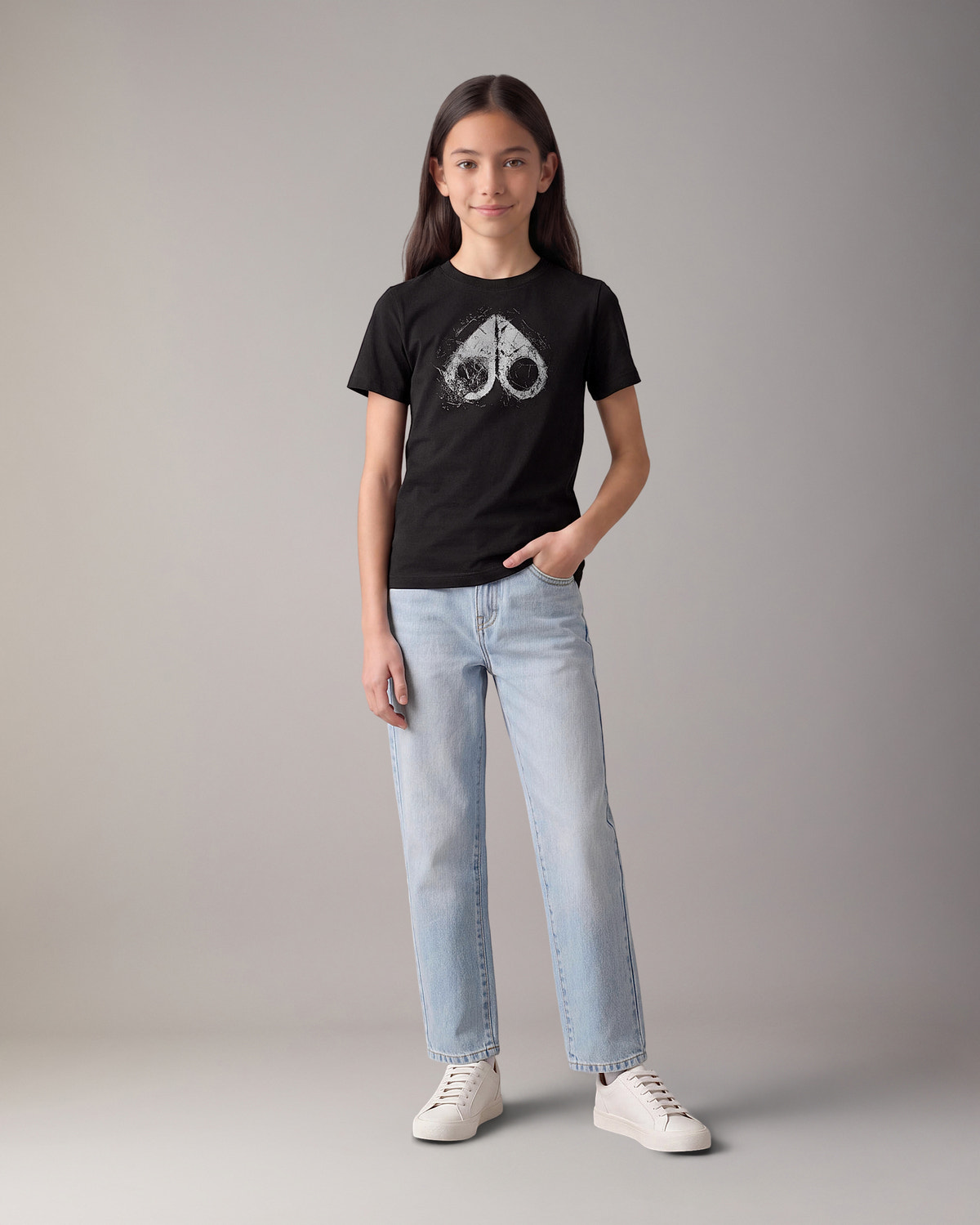 Moose Knuckles - M36UT720 - Kids Icebreak Logo T-Shirt - KIDS -  - Detail5