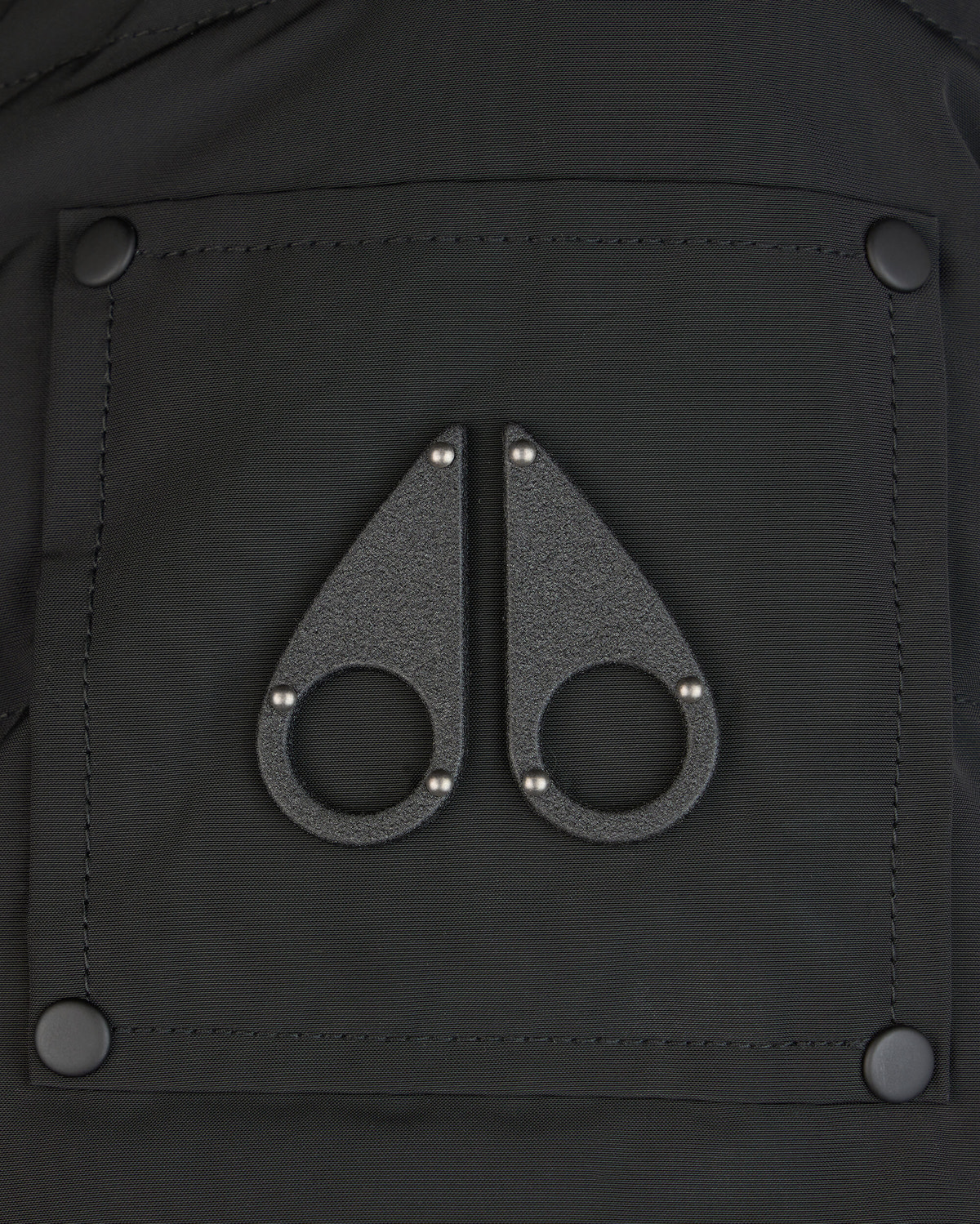 Moose Knuckles - M39LB015 - Onyx Ladriere Bomber - WOMENS - Black / Black Fox Fur - Detail1