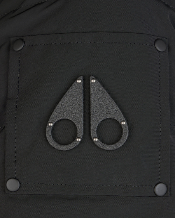 Moose Knuckles - M39LB015 - Onyx Ladriere Bomber - WOMENS - Black / Black Fox Fur - Detail1