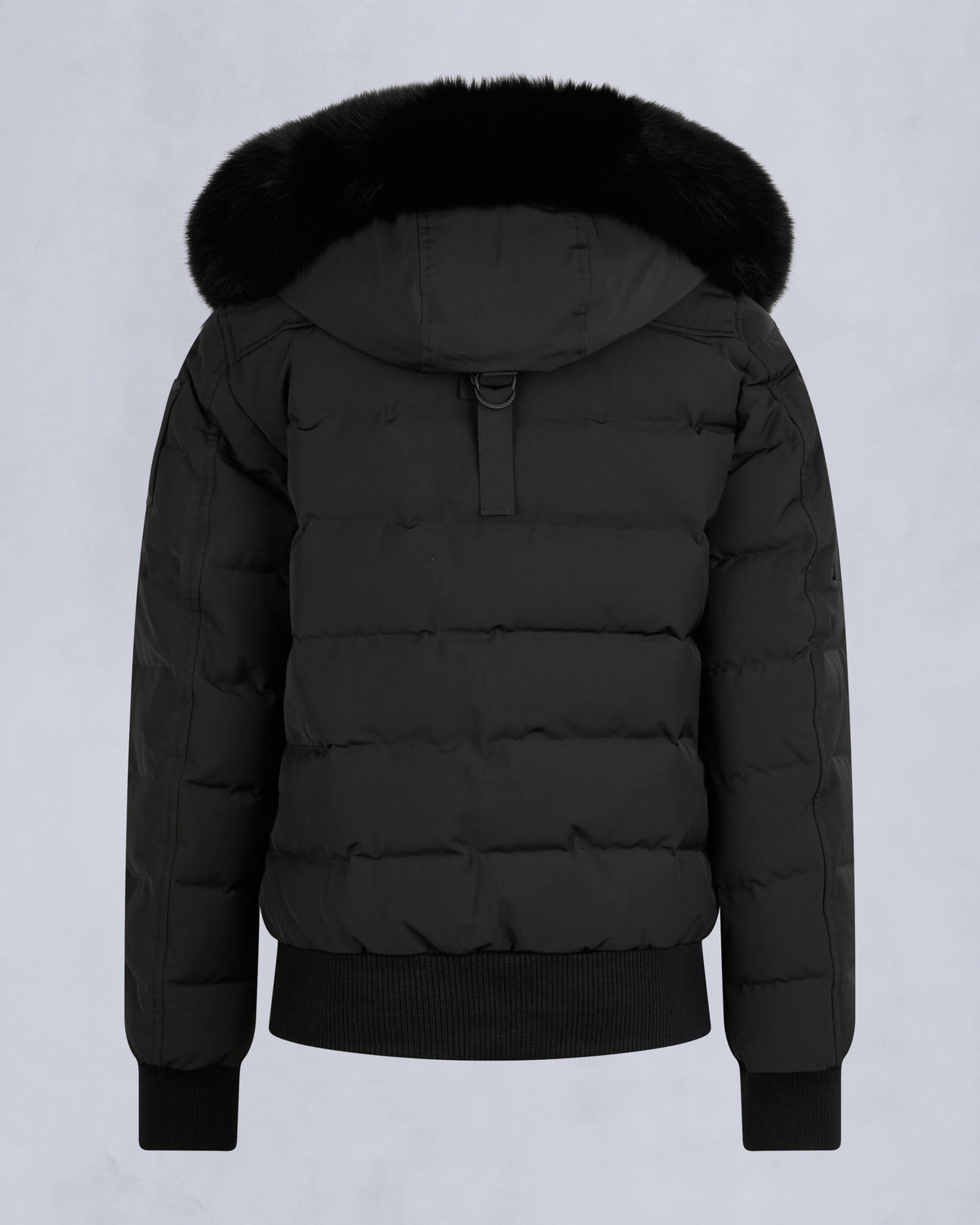 Moose Knuckles - M39LB015 - Onyx Ladriere Bomber - WOMENS - Black / Black Fox Fur - Detail2