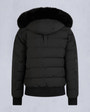 Moose Knuckles - M39LB015 - Onyx Ladriere Bomber - WOMENS - Black / Black Fox Fur - Detail2