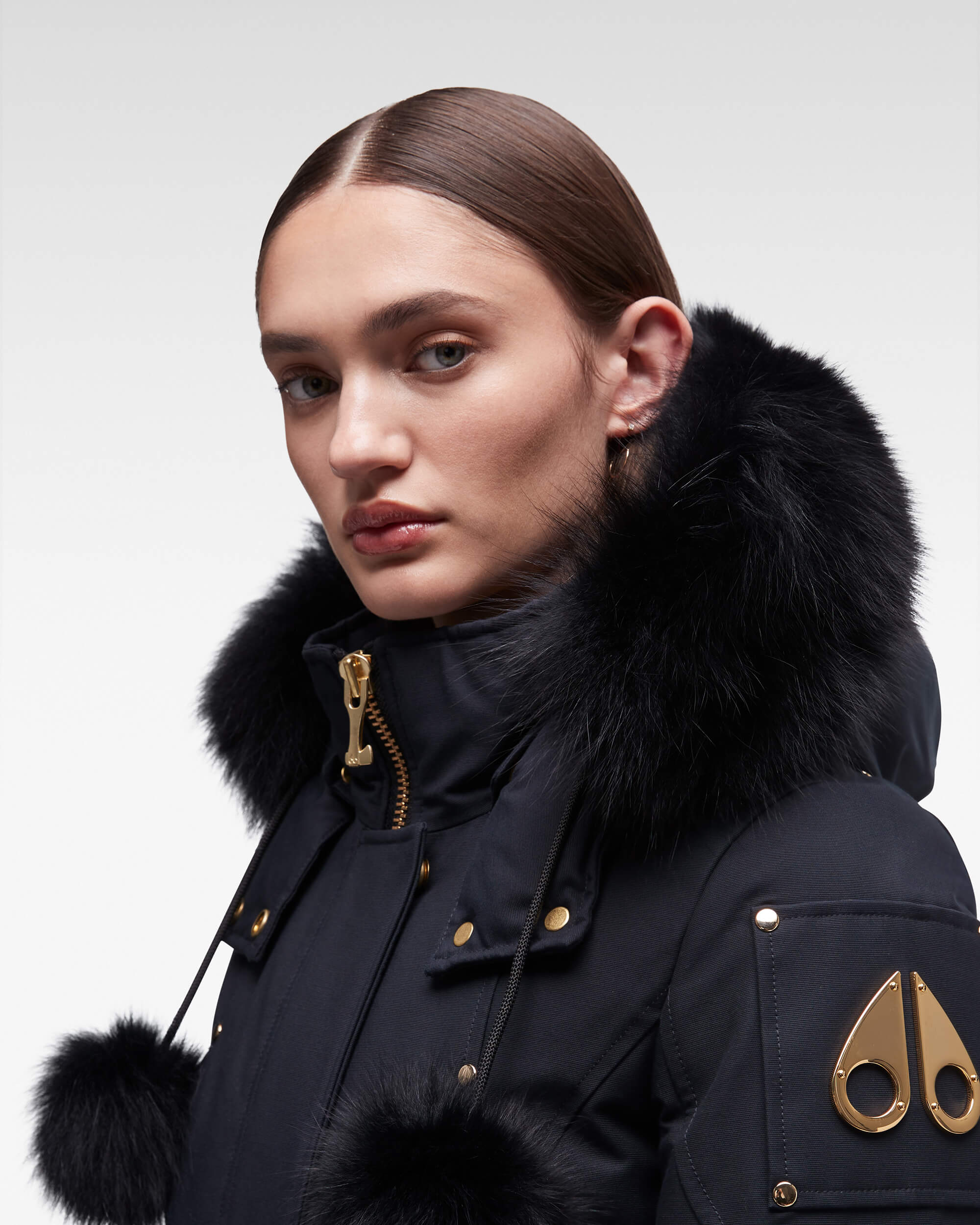 Gold Stirling Parka Fur | Women | Moose Knuckles
