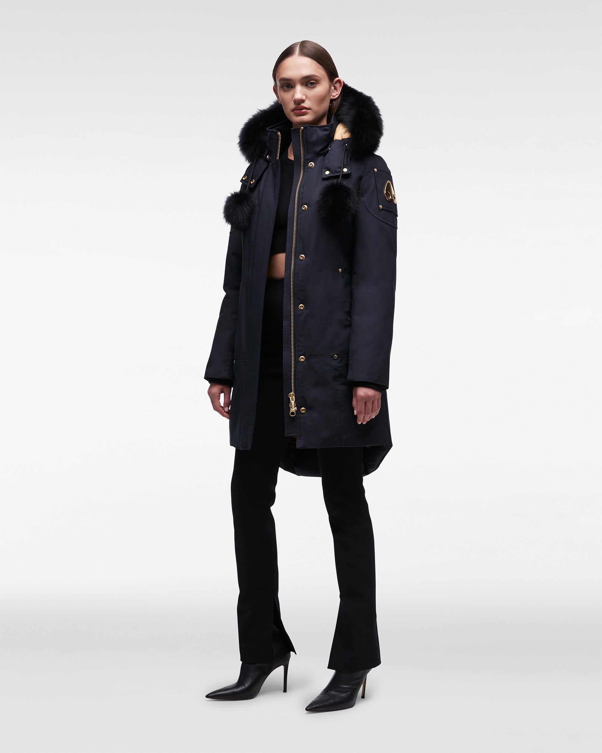 Gold Stirling Parka Fur | Women | Moose Knuckles