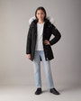 Moose Knuckles - M39UP231S - Kids Unisex Original  Shearling Trim Parka - KIDS - Black / Natural Shearling - Detail5