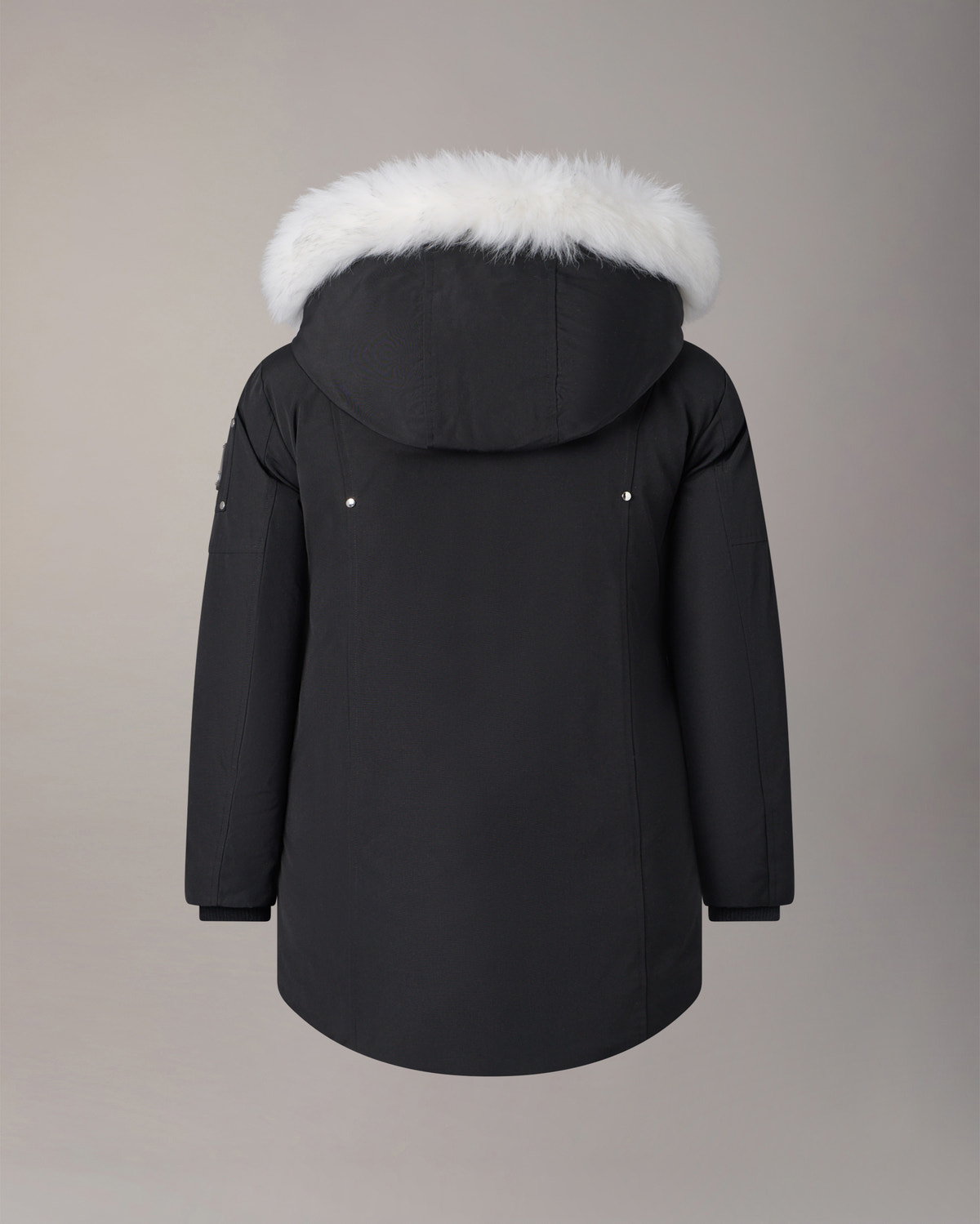Moose Knuckles - M39UP231S - Kids Unisex Original  Shearling Trim Parka - KIDS - Black / Natural Shearling - Detail9