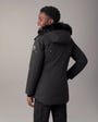 Moose Knuckles - M39UP231S - Kids Original Hooded Down Parka - KIDS - Black / Black Shearling - Back