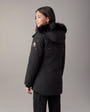 Moose Knuckles - M39UP231S - Kids Original Hooded Down Parka - KIDS - Black / Black Shearling - Detail2
