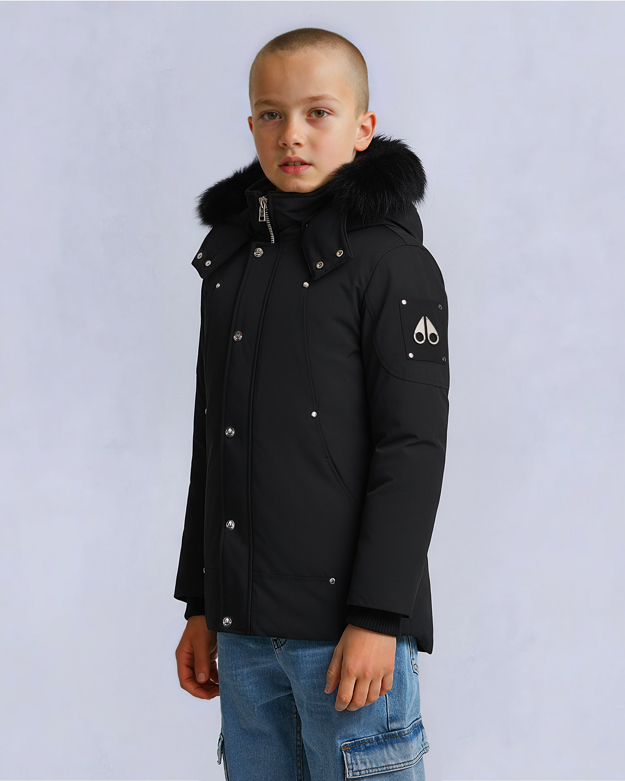 Kids Unisex Original Shearling Trim Parka | Kids | Moose Knuckles