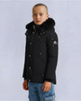 Moose Knuckles - M39UP231S - Kids Unisex Original  Shearling Trim Parka - KIDS - Black / Black Shearling - Detail4