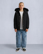 Moose Knuckles - M39UP231S - Kids Unisex Original  Shearling Trim Parka - KIDS - Black / Black Shearling - Detail5