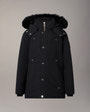 Moose Knuckles - M39UP231S - Kids Unisex Original  Shearling Trim Parka - KIDS - Black / Black Shearling - Detail8