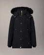 Moose Knuckles - M39UP231S - Kids Original Hooded Down Parka - KIDS - Black / Black Shearling - Detail8