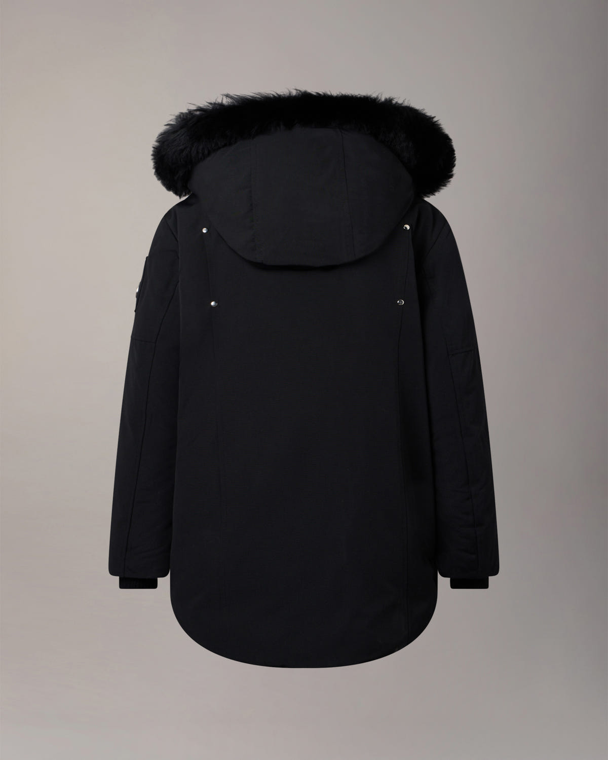 Moose Knuckles - M39UP231S - Kids Original Hooded Down Parka - KIDS - Black / Black Shearling - Detail9