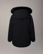 Moose Knuckles - M39UP231S - Kids Unisex Original  Shearling Trim Parka - KIDS - Black / Black Shearling - Detail9