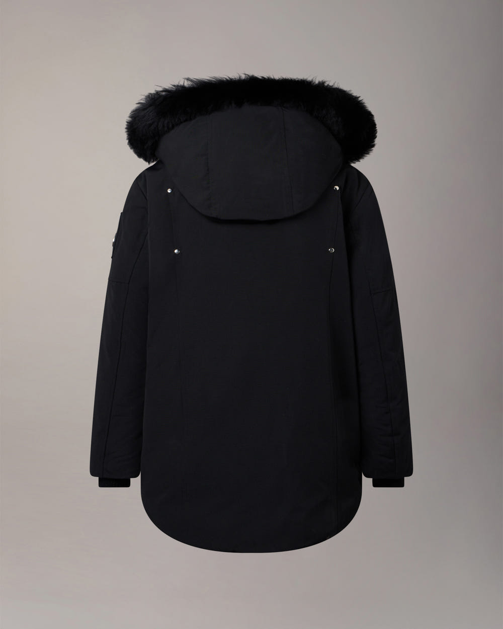 Moose Knuckles - M39UP231S - Kids Original Hooded Down Parka - KIDS - Black / Black Shearling - Detail9