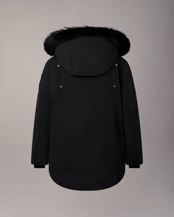 Moose Knuckles - M39UP231S - Kids Original Hooded Down Parka - KIDS - Black / Black Shearling - Detail9
