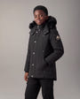 Moose Knuckles - M39UP231S - Kids Original Hooded Down Parka - KIDS - Black / Black Shearling - Front Category