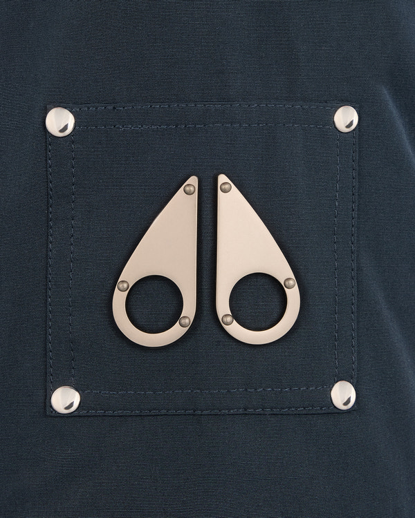 Moose Knuckles - M39UP231S - Kids Unisex Original  Shearling Trim Parka - KIDS - Navy / Black Shearling - Detail1