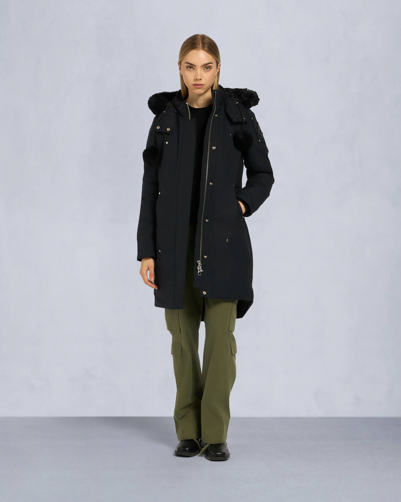 Moose Knuckles - MK2003LP - Original Stirling Parka Fur - WOMENS - Navy / Black Fox Fur - Front Category