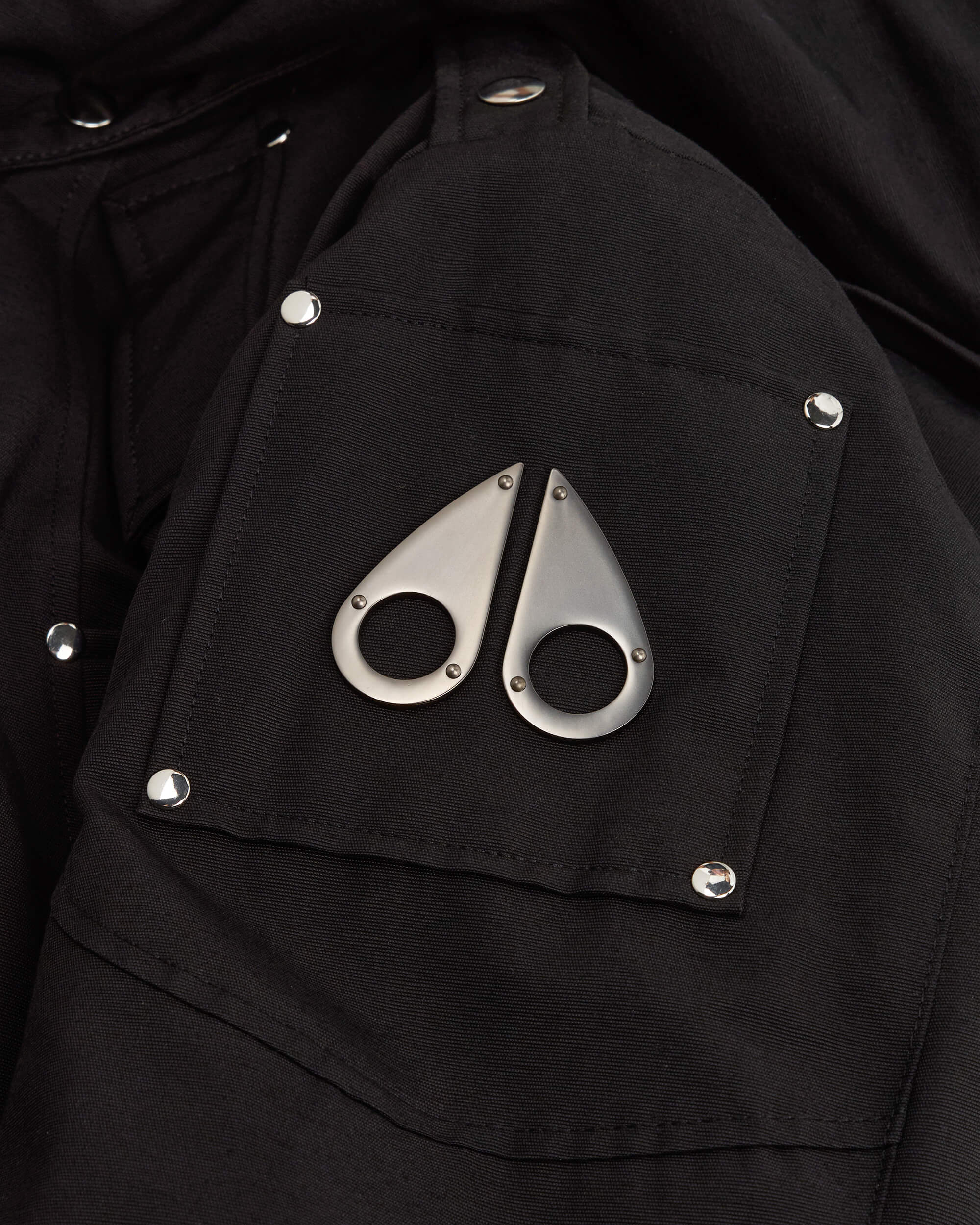 Moose Knuckles - MK4661MP - Original Stirling Parka Fur - MENS - Black / Black Fox Fur - Detail1