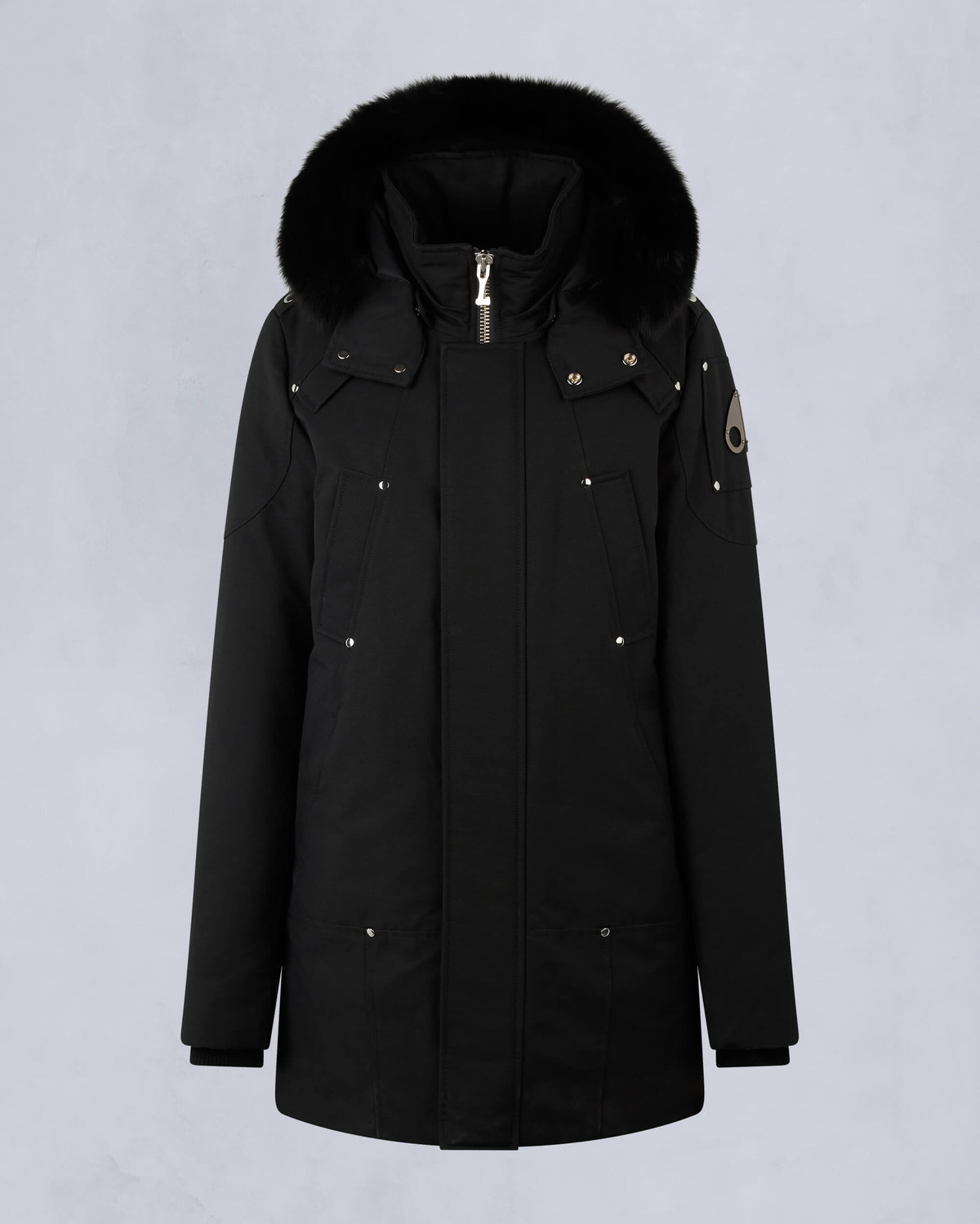 Moose Knuckles - MK4661MP - Original Stirling Parka Fur - MENS - Black / Black Fox Fur - GM