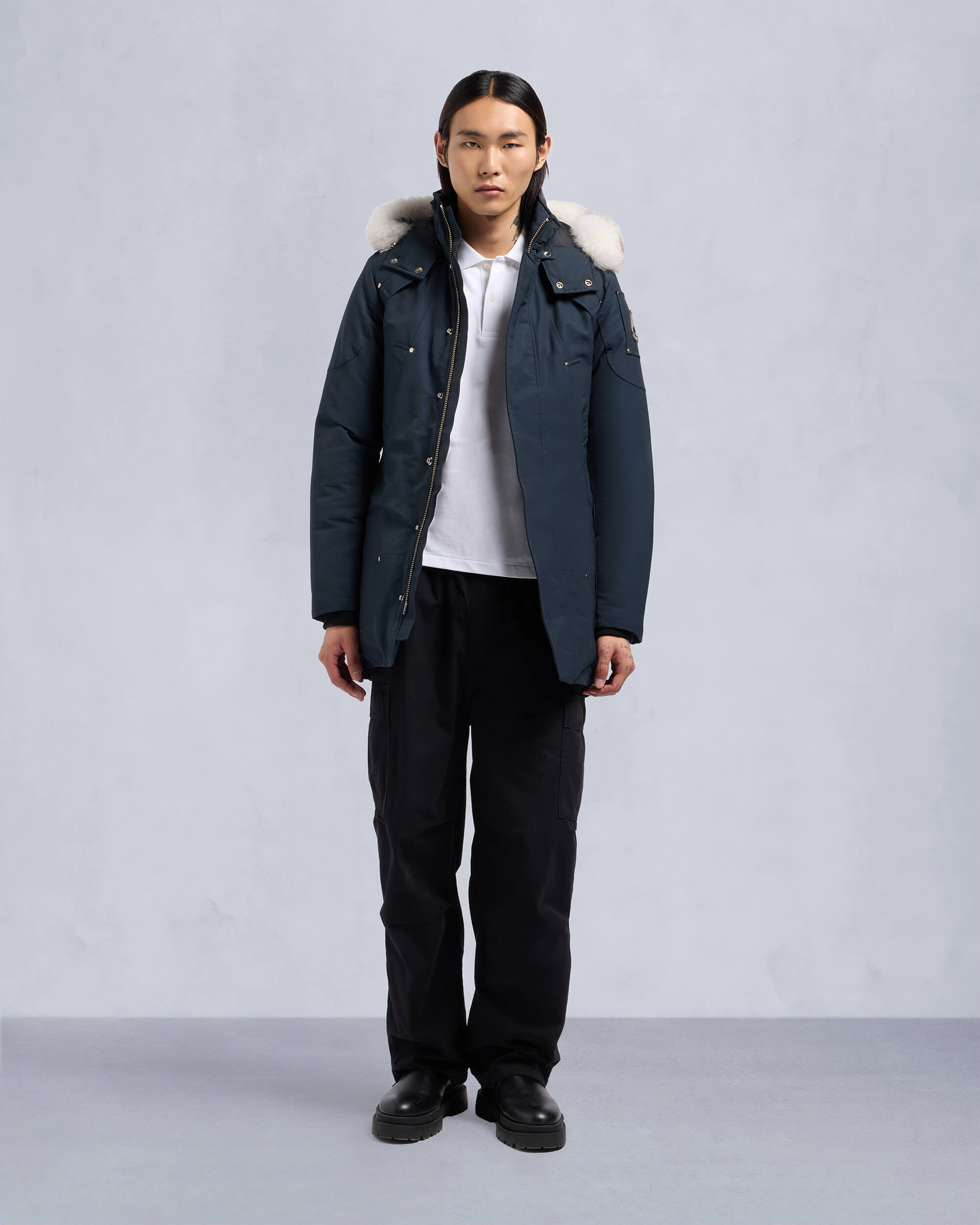極美品★62,700円 BRIEFING RUSSEL PARKA 黒 メンズM Russel Mid Length Parka | Noize